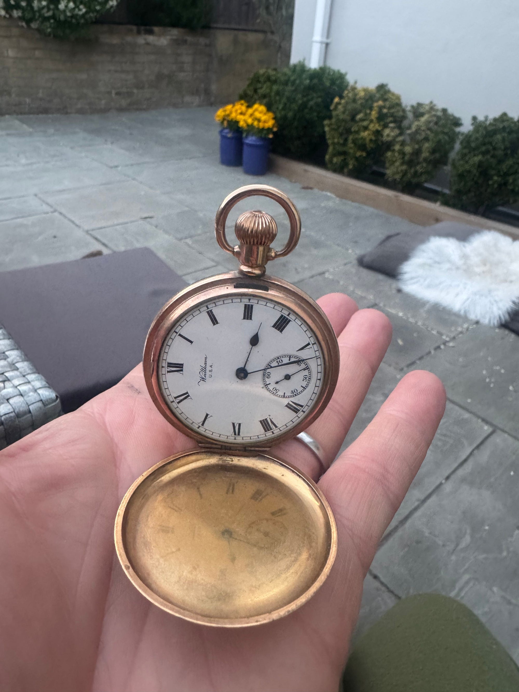 "Hypnotised by the workings visible at the rear of the watch"