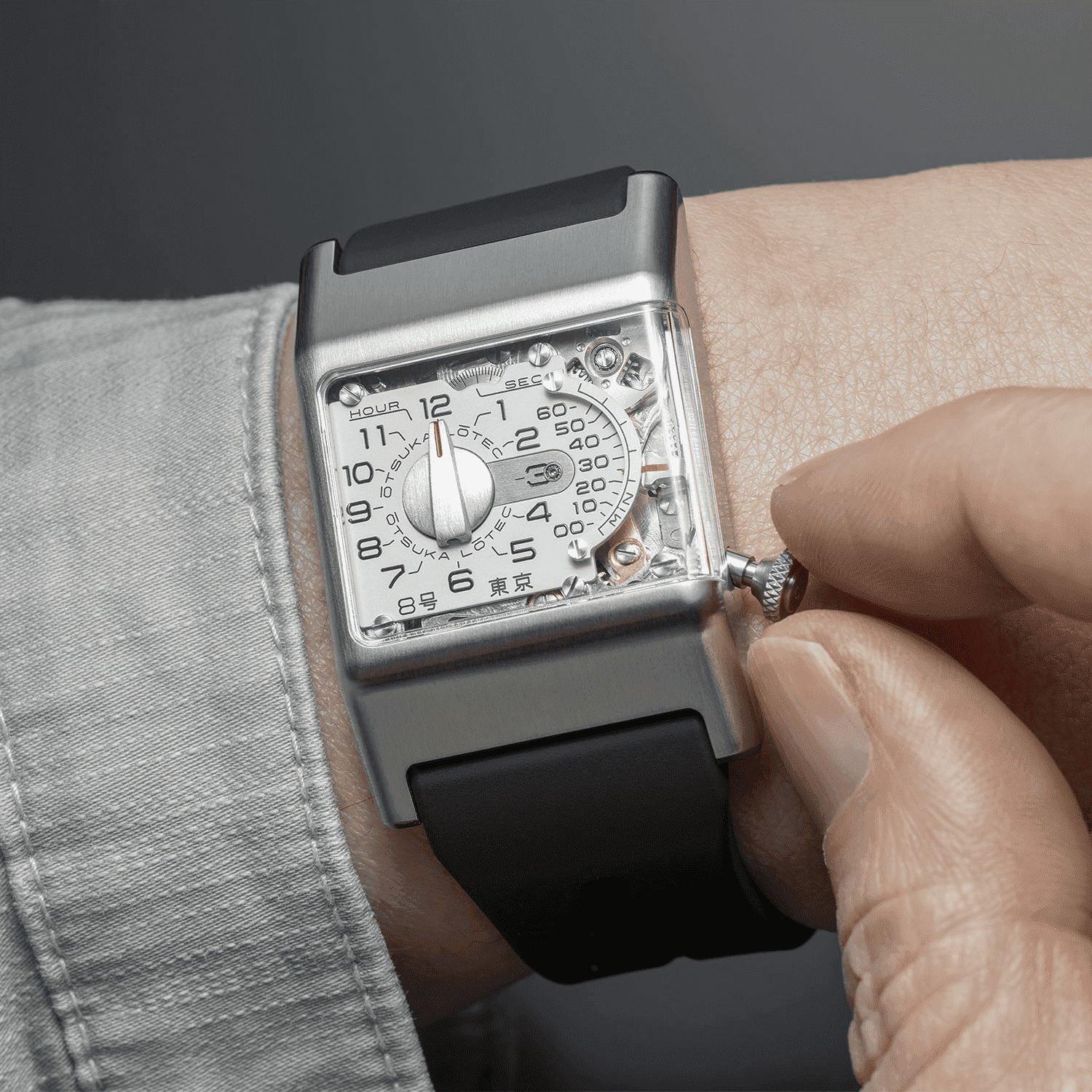 時計 deathtrap Otsuka Lotec No.8 Jumping Hour and Retrograde Minute | Barrington