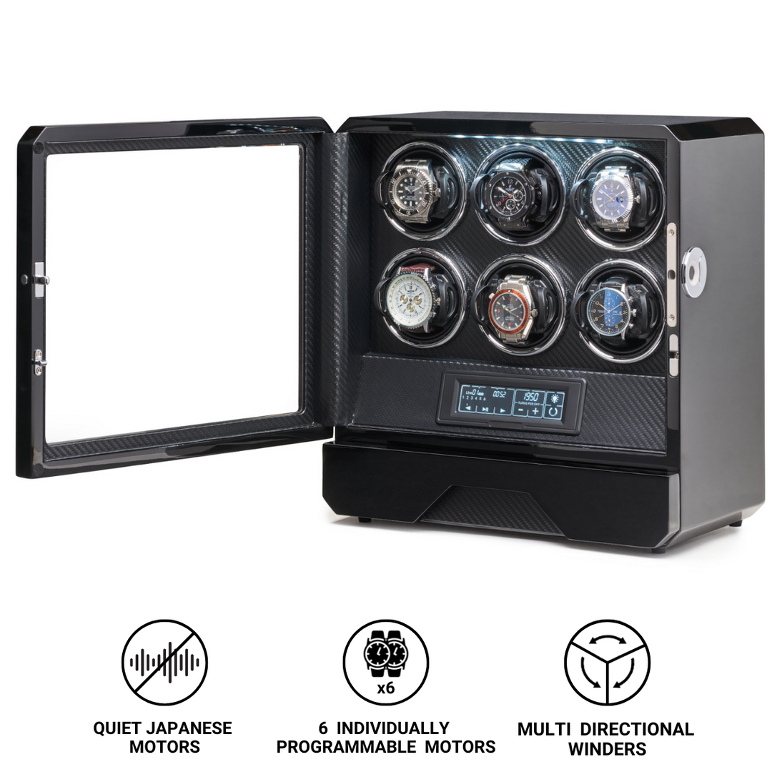 6 Watch Winder - Barrington - Photo 2 6 Watch Winder from barringtonwatchwinders.com - Photo 2