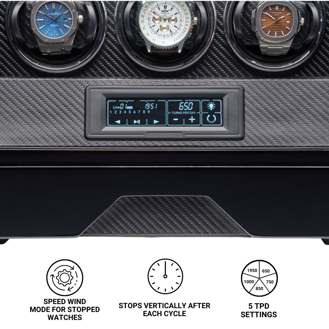 6 Watch Winder - Barrington - Photo 4 6 Watch Winder from barringtonwatchwinders.com - Photo 4