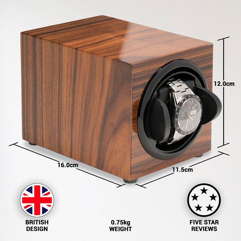 Barrington Special Edition Single Winder - Santos Rosewood from barringtonwatchwinders.com - Photo 5