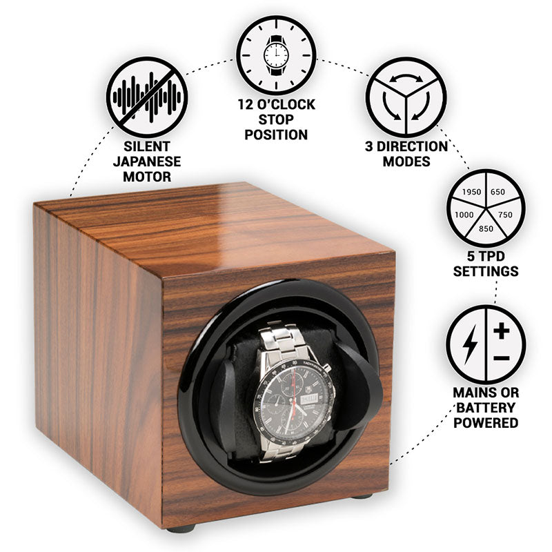 Barrington Special Edition Single Winder - Santos Rosewood