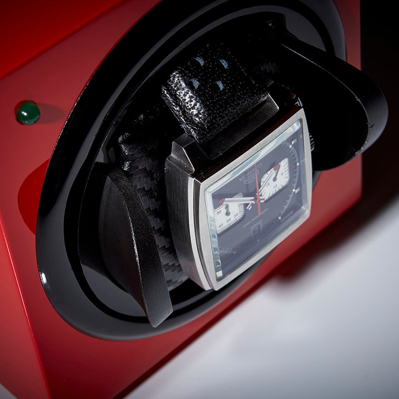 Single Watch Winder Crimson Red Barrington