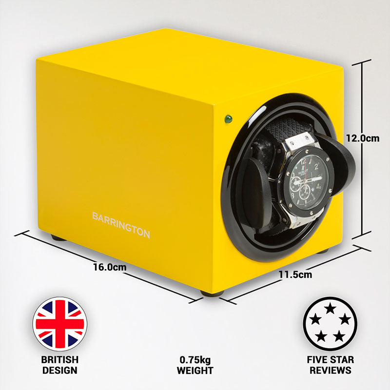 Barrington Single Winder - Electric Yellow - Barrington - Photo 5 Barrington Single Winder - Electric Yellow from barringtonwatchwinders.com - Photo 5