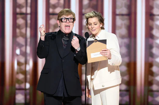 Elton John Steals the Spotlight at the Golden Globes with a Dazzling Rolex Daytona