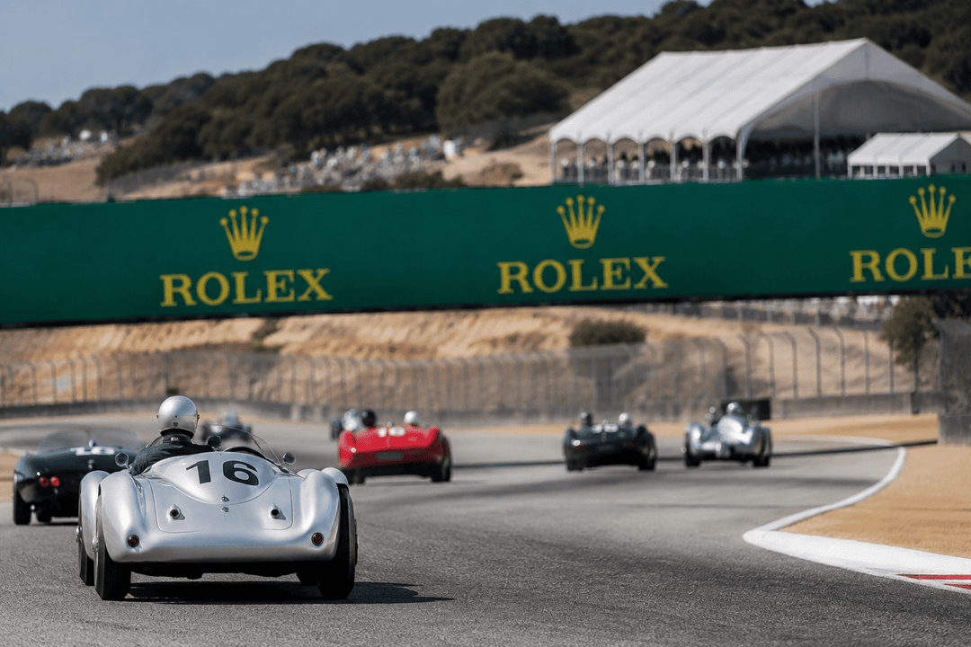 Rolex marked 25 years of its partnership with the Monterey Motorsports Reunion in 2026