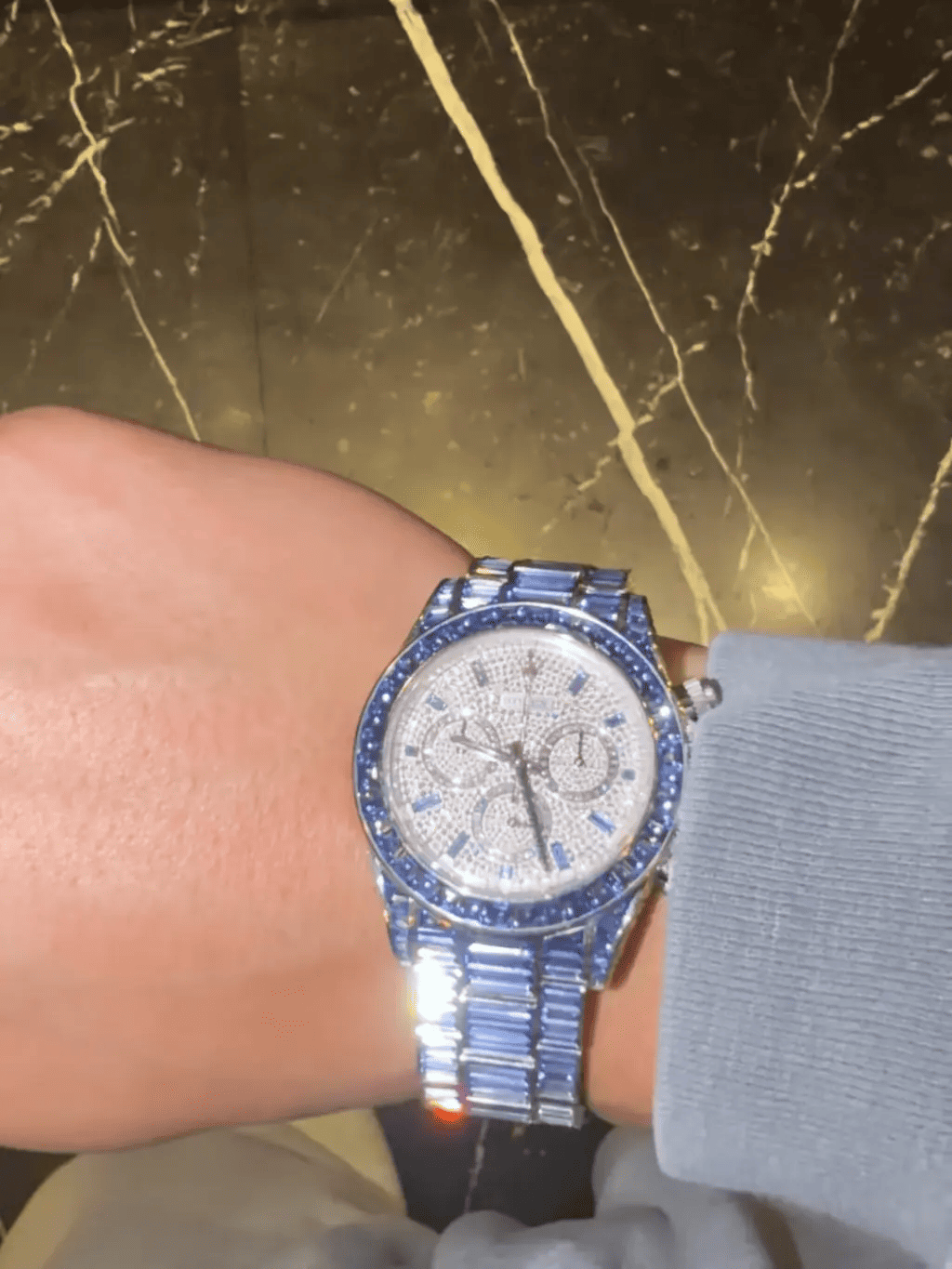 Drake Unveils One-of-One Rolex Ice Gradient Daytona