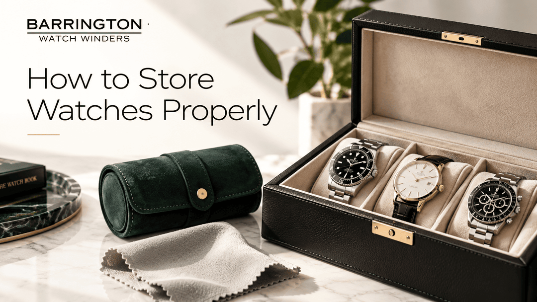 How to Store Watches Properly