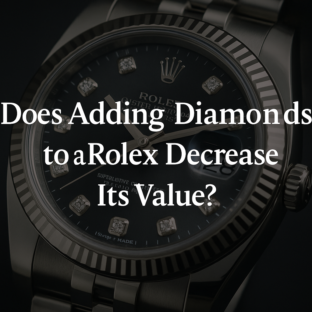 Diamonds Lower the Value of a Rolex Watch