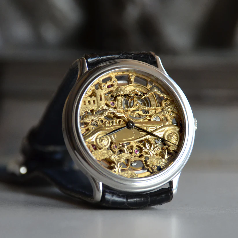 Rare Automotive-Themed Audemars Piguet Skeleton Watch