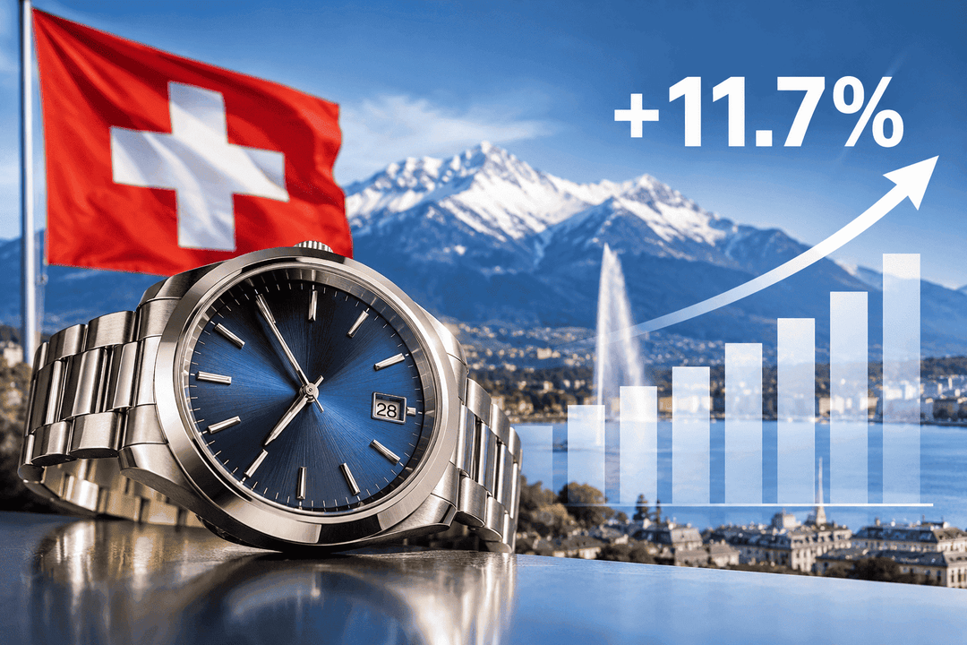 Swiss Watch Exports Rise 11.7% in September 2026