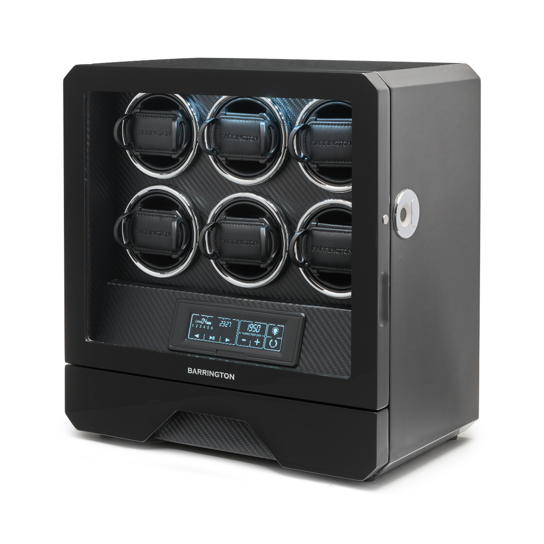 Barrington Six Watch Winder with branded cushions from barringtonwatchwinders.com - Photo 8