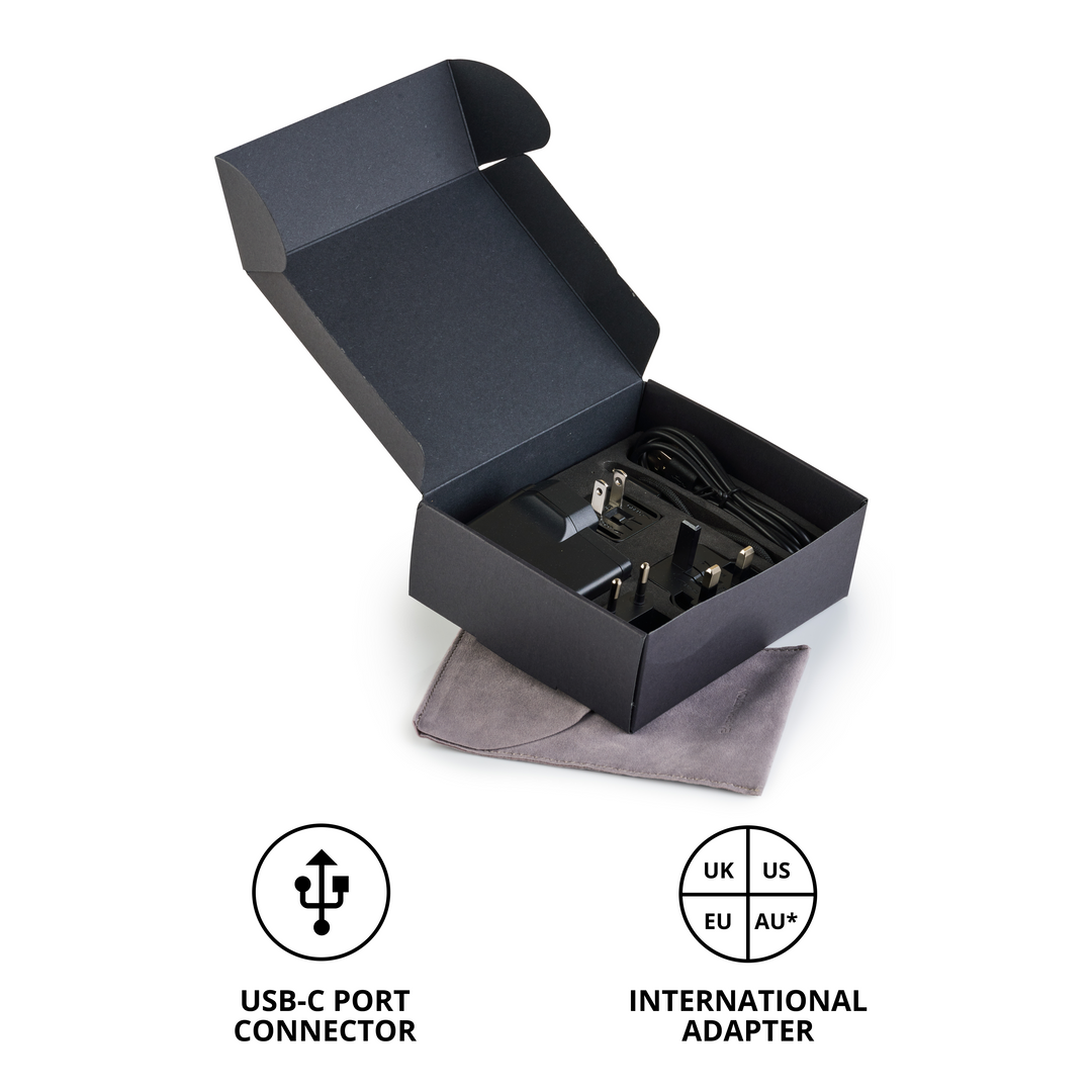 Barrington Oxford Watch Winder - White | Plug Adapters from barringtonwatchwinders.com - Photo 7