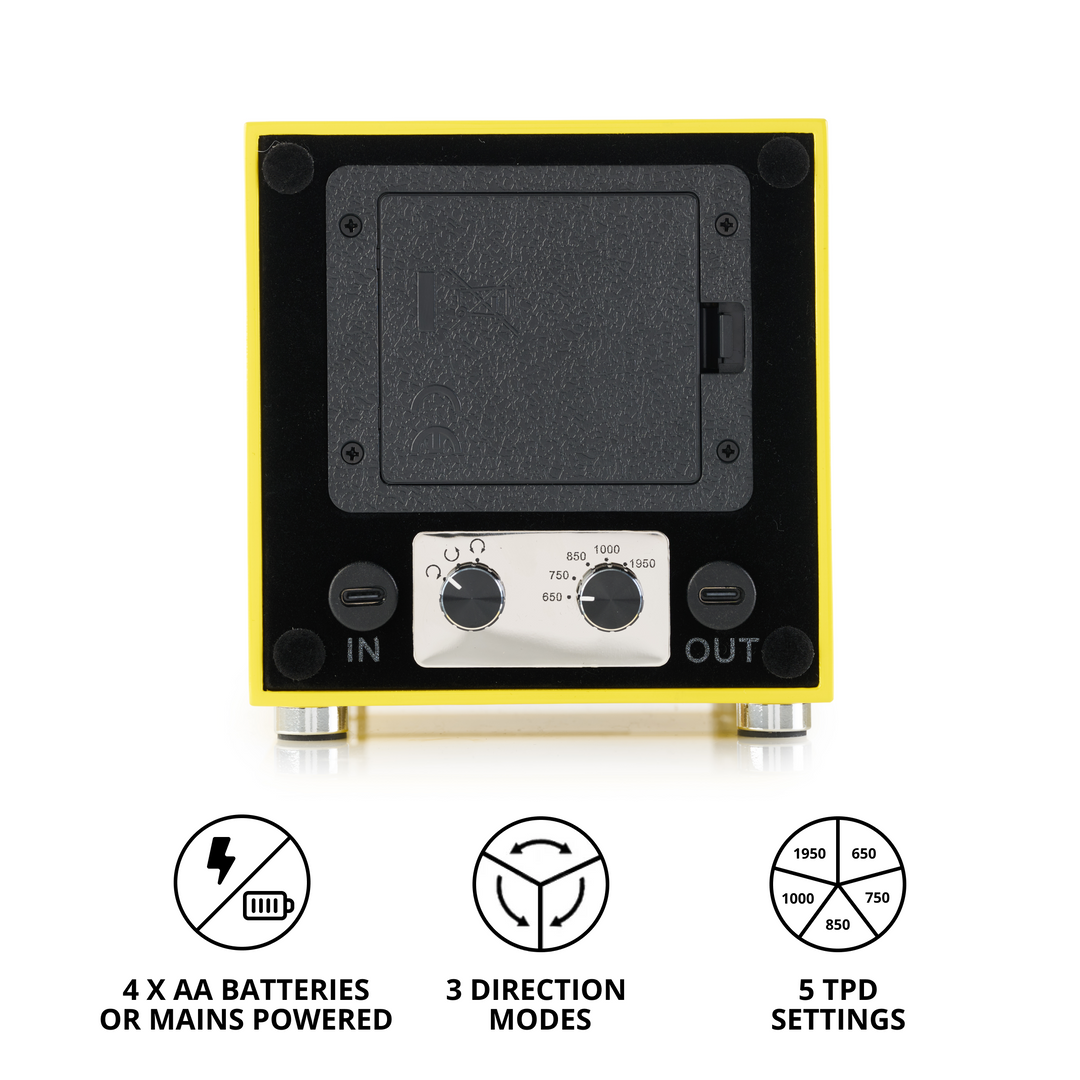 Barrington Oxford Watch Winder - Yellow | Specs Behind from barringtonwatchwinders.com - Photo 4
