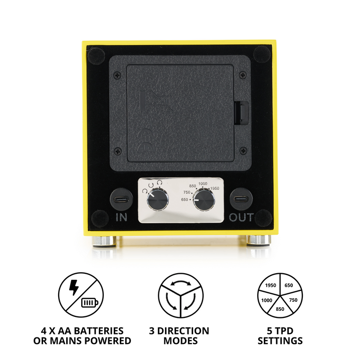 Barrington Single Winder - Electric Yellowfrom barringtonwatchwinders.com - Photo 4
