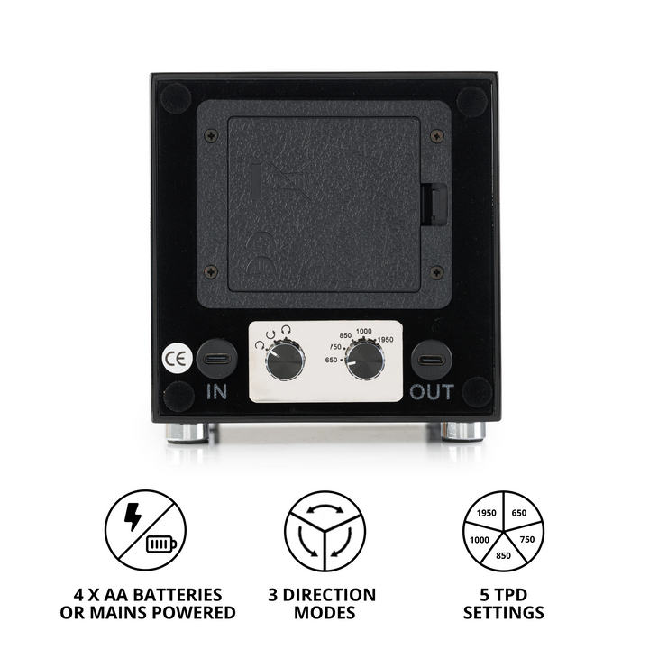 Barrington Single Winder - Shadow Blackfrom barringtonwatchwinders.com - Photo 4
