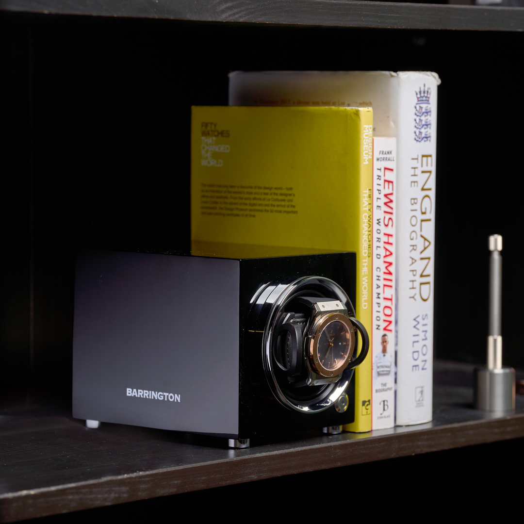 Barrington Oxford Watch Winder - Black | Lifestyle image from barringtonwatchwinders.com - Photo 9