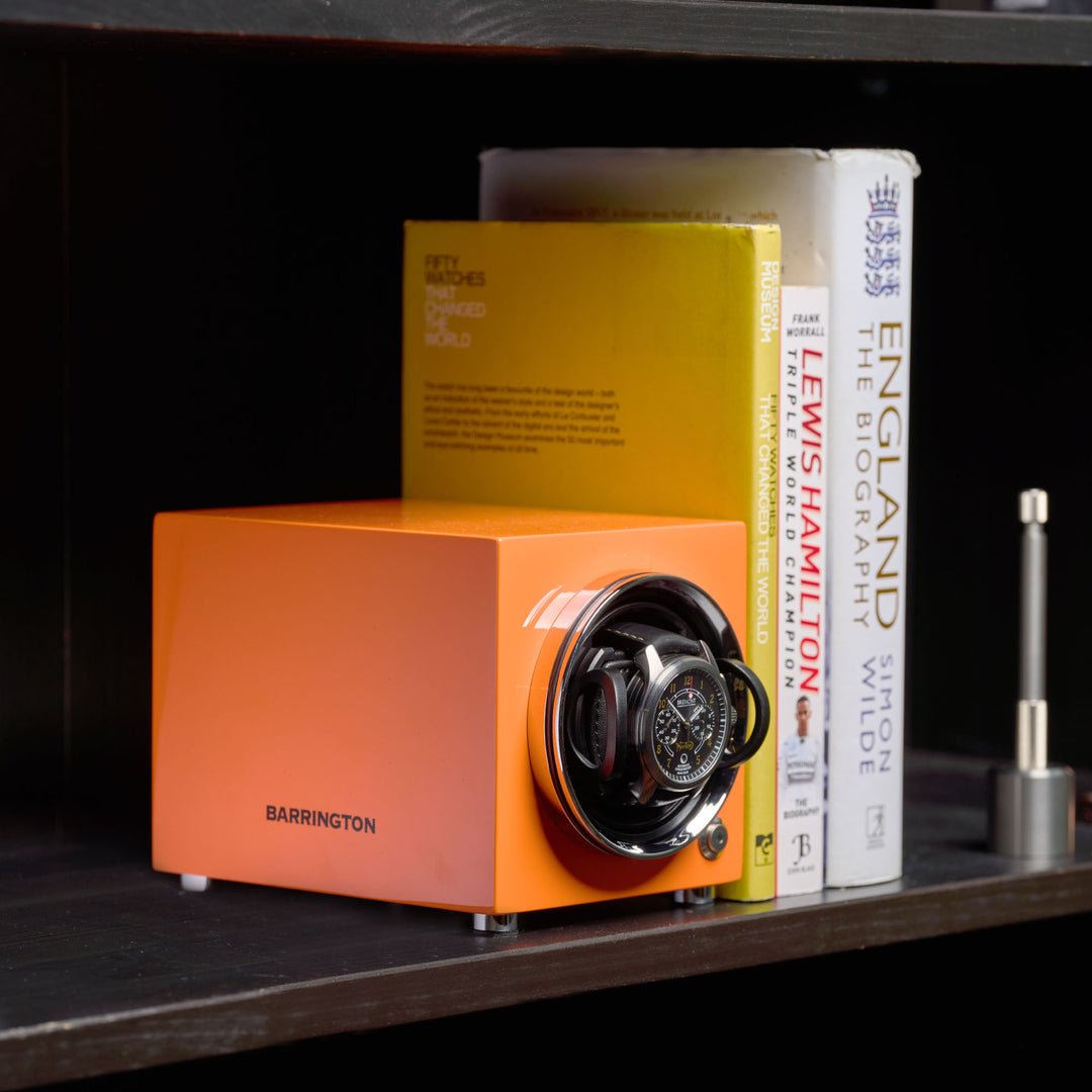 Barrington Single Winder - Burnt Amber from barringtonwatchwinders.com - Photo 17