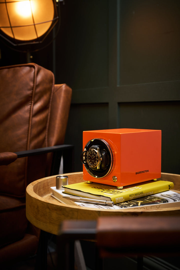 Barrington Single Winder - Burnt Amberfrom barringtonwatchwinders.com - Photo 18
