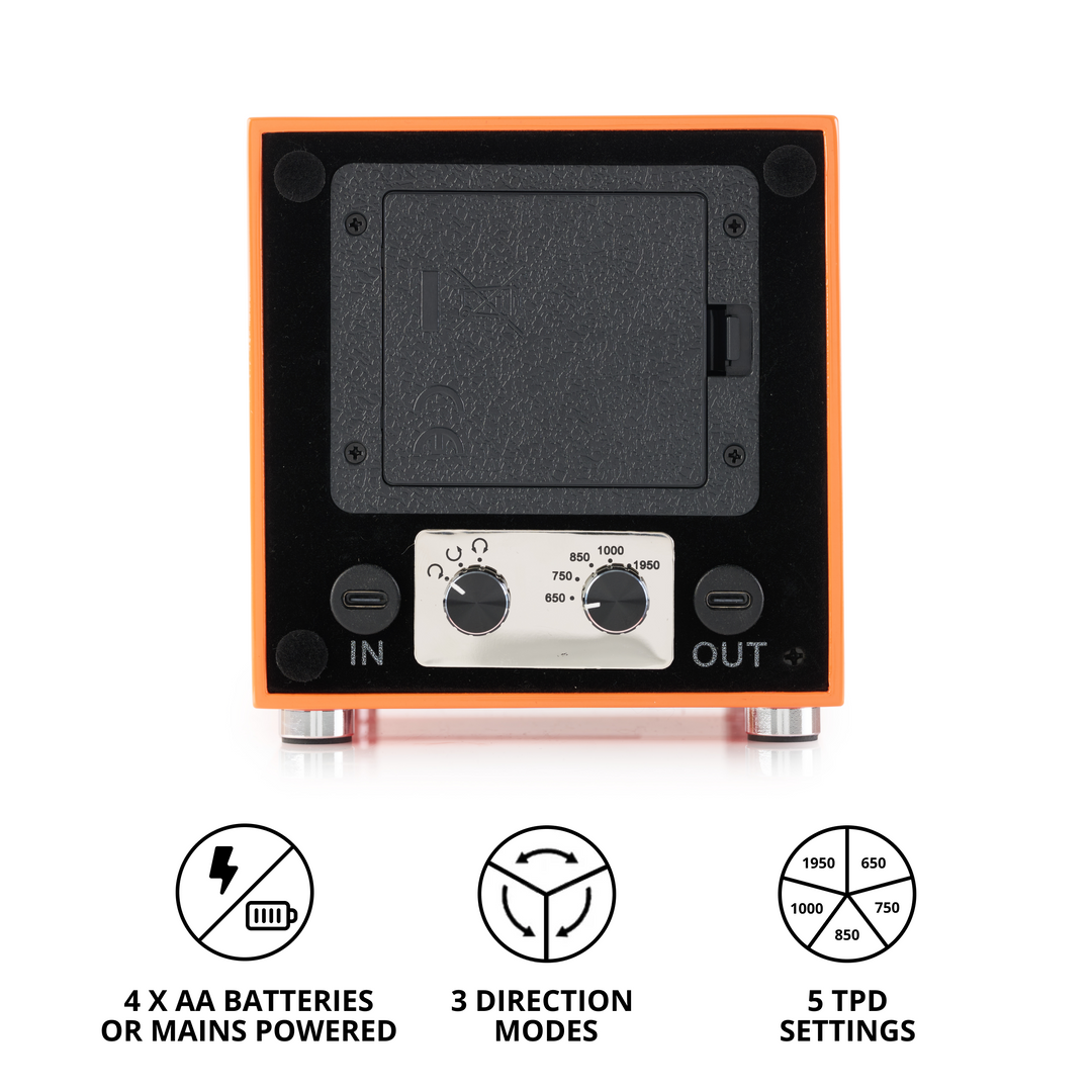 Barrington Oxford Watch Winder - Burnt Amber | Specs Behind from barringtonwatchwinders.com - Photo 4