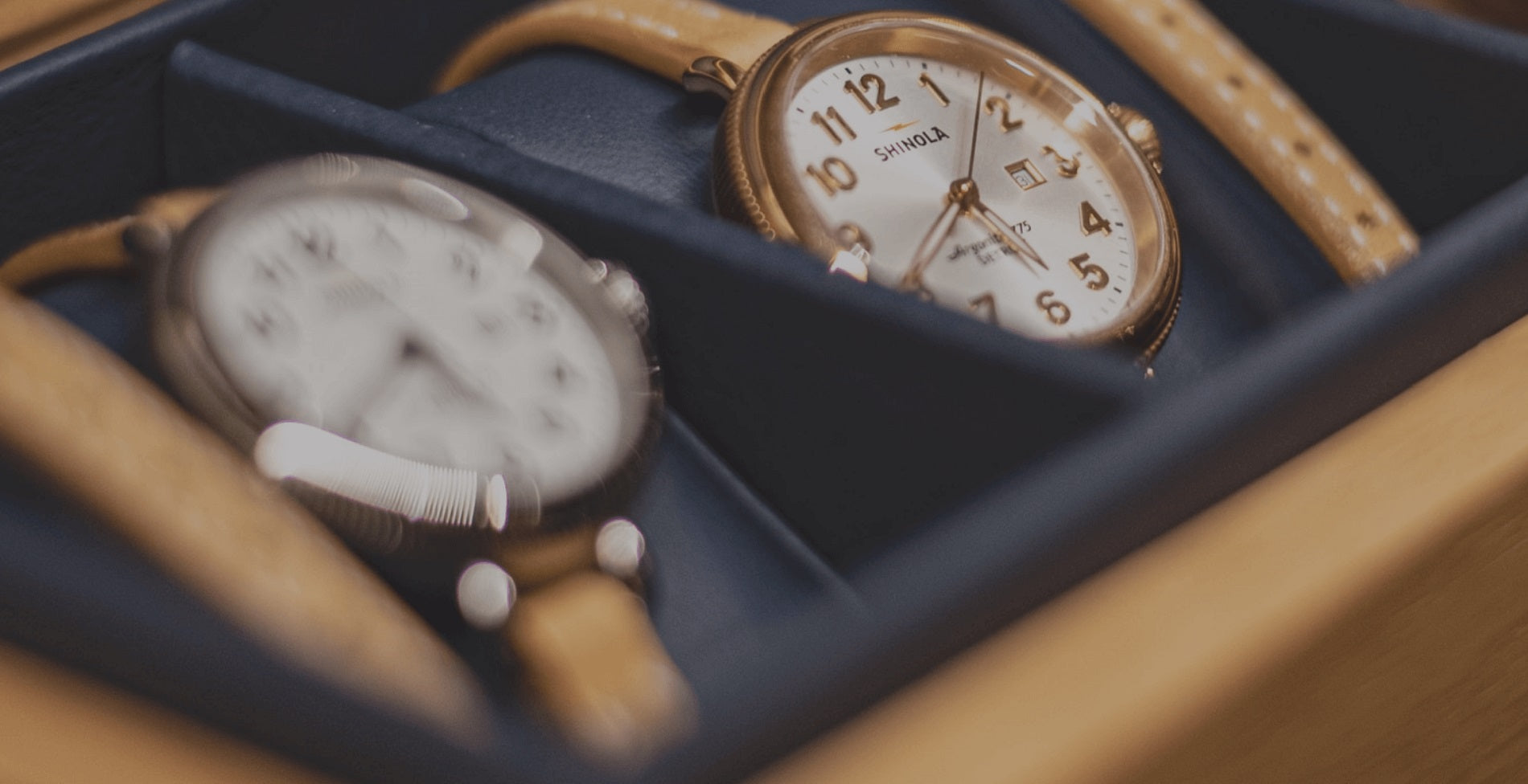 Watches in watch case