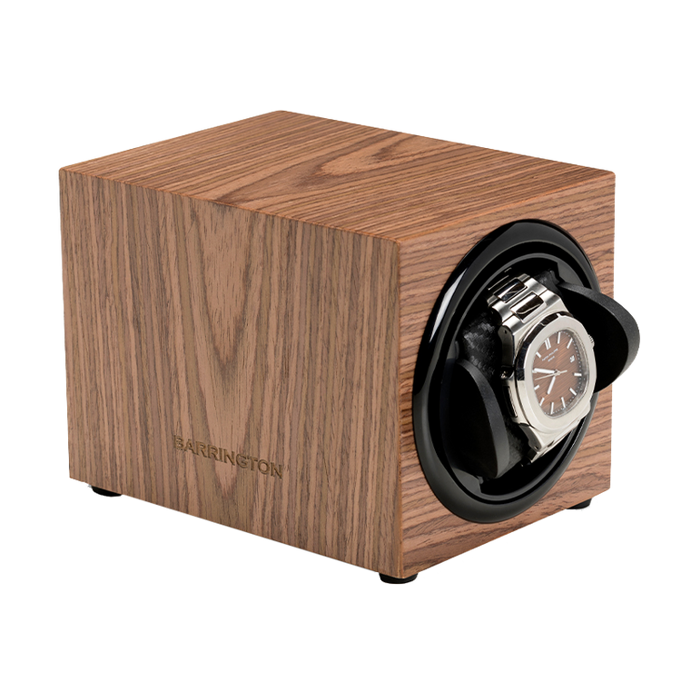 Barrington Special Edition Single Winder - American Walnut (unvarnished) - Barrington Watch Winders
